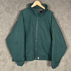 Carhartt Mens 2XL/3XL? Green Full Zip Active Jacket Coat, Workwear Bomber‎